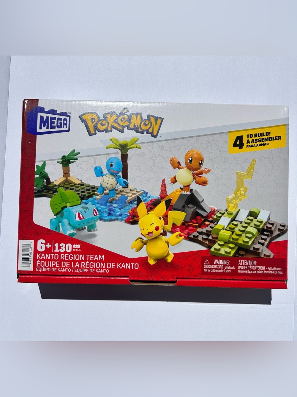 Kanto Region Team Building Set with Yellow Pikachu